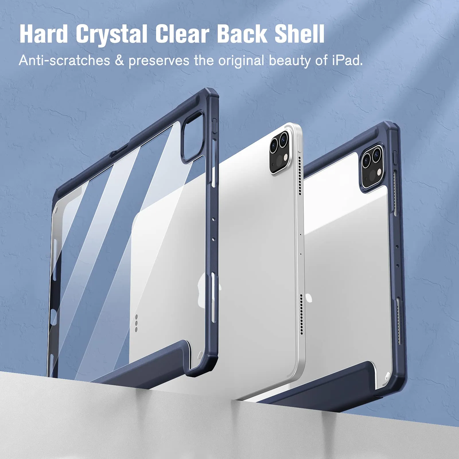Premium TPU Smart Case for iPad Pro 11 Inch 2020-2022 Navy