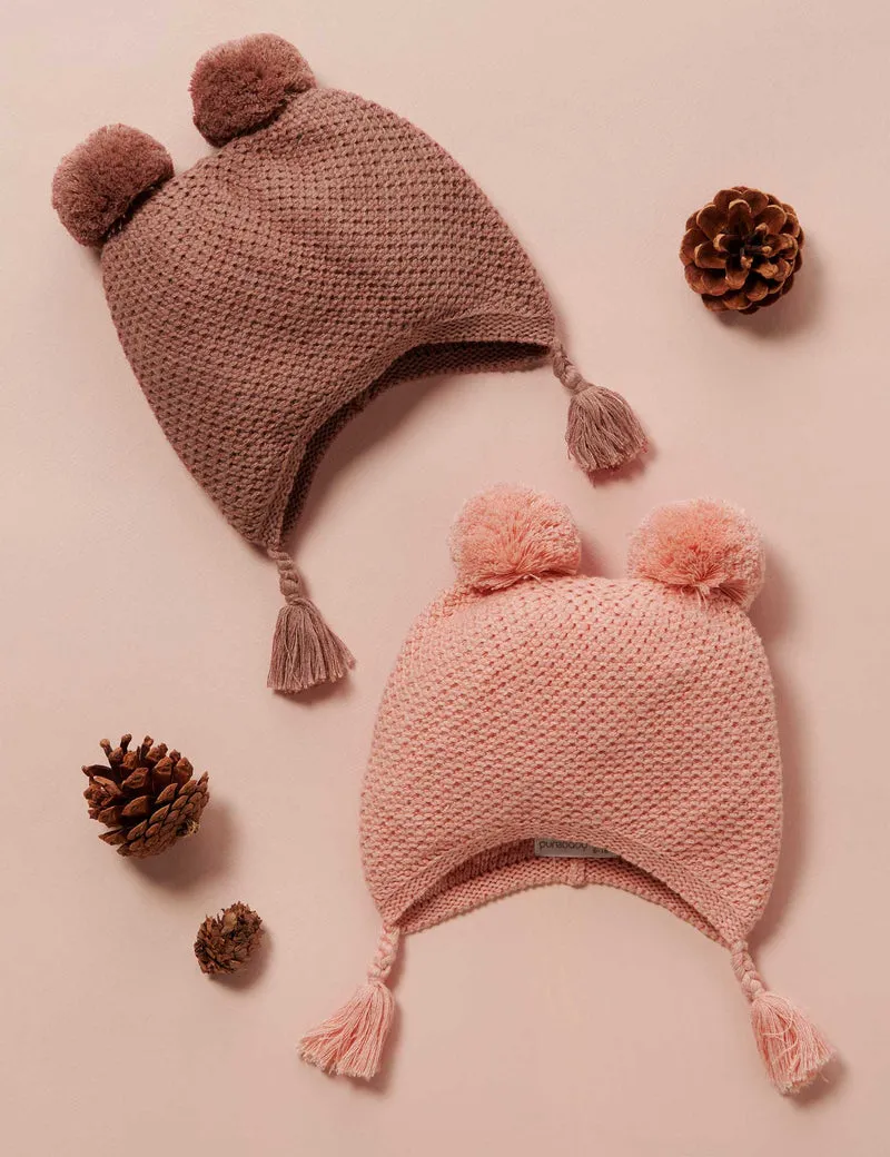 Purebaby Pom Pom Beanie