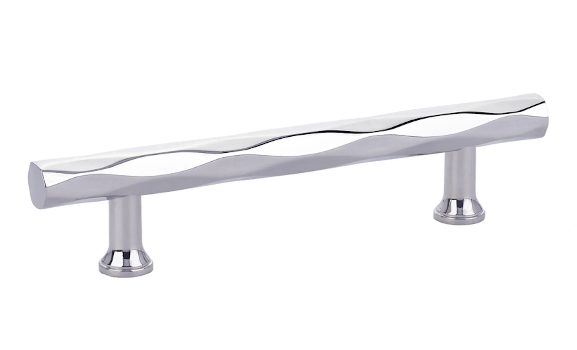 "American Designer" T-Bar Drawer Pulls in Polished Chrome