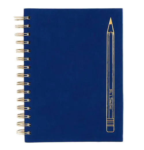 "No. 1 Teacher" Spiral Notebook