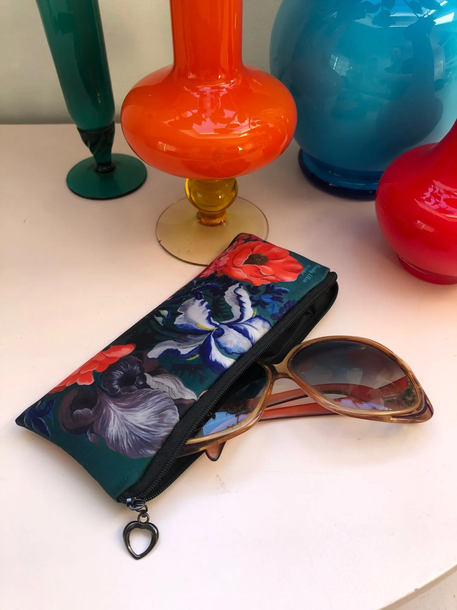 Retro pencil bag, Forest