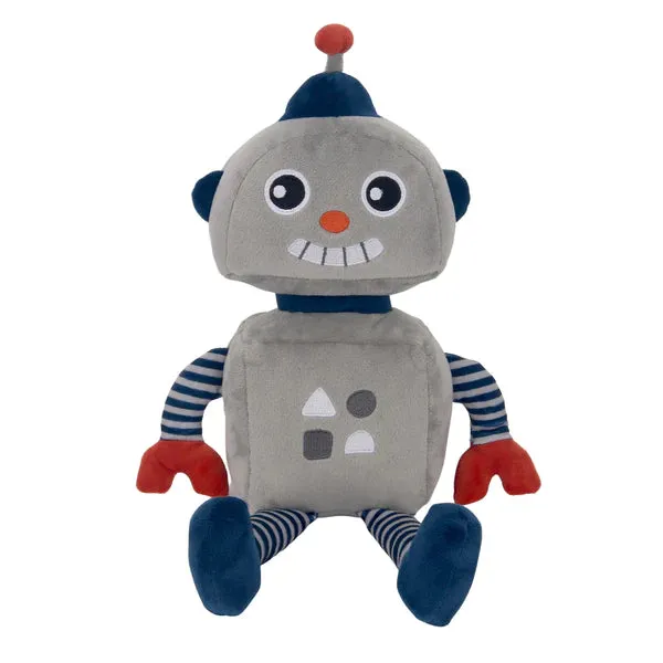 Robbie Robot Gray/Blue Crib Set 3PCS