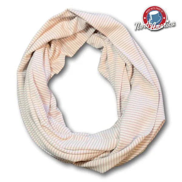 Sanibel Bamboo Stripe Infinity Scarf