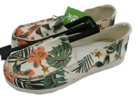 Sanuk Womens Donna Lite Floral White