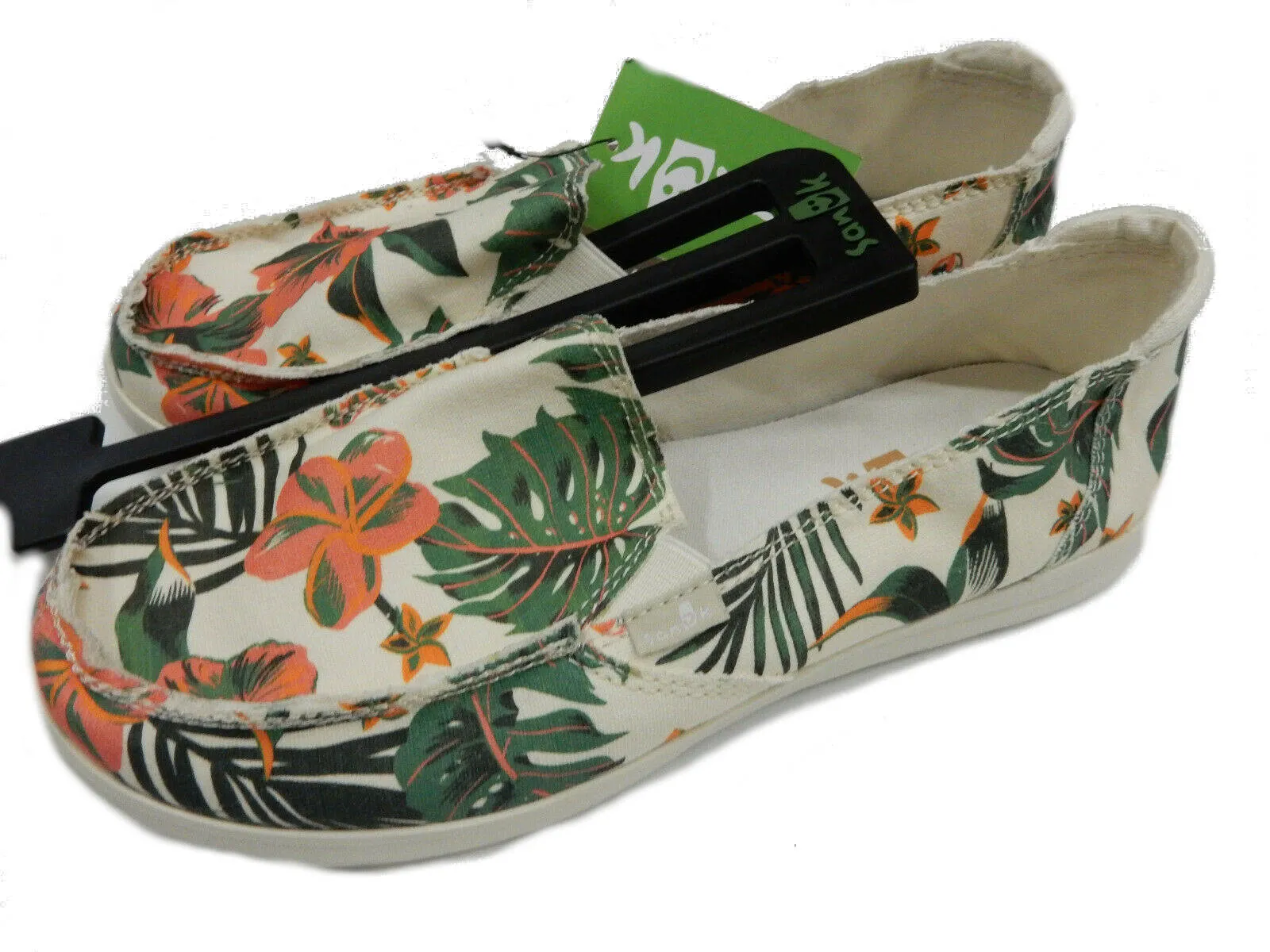 Sanuk Womens Donna Lite Floral White