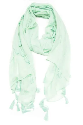 Scarf / Mint Green / Unisex