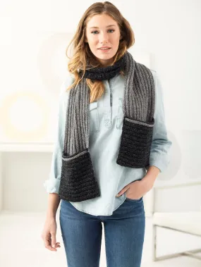 Scarf With Pockets (Crochet)