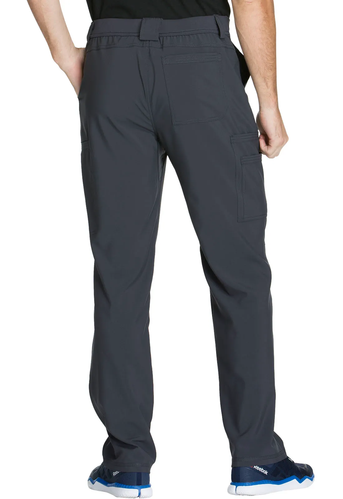 Scrub Pants - Cherokee Infinity Men's Fly Front Pant - Pewter, CK200A