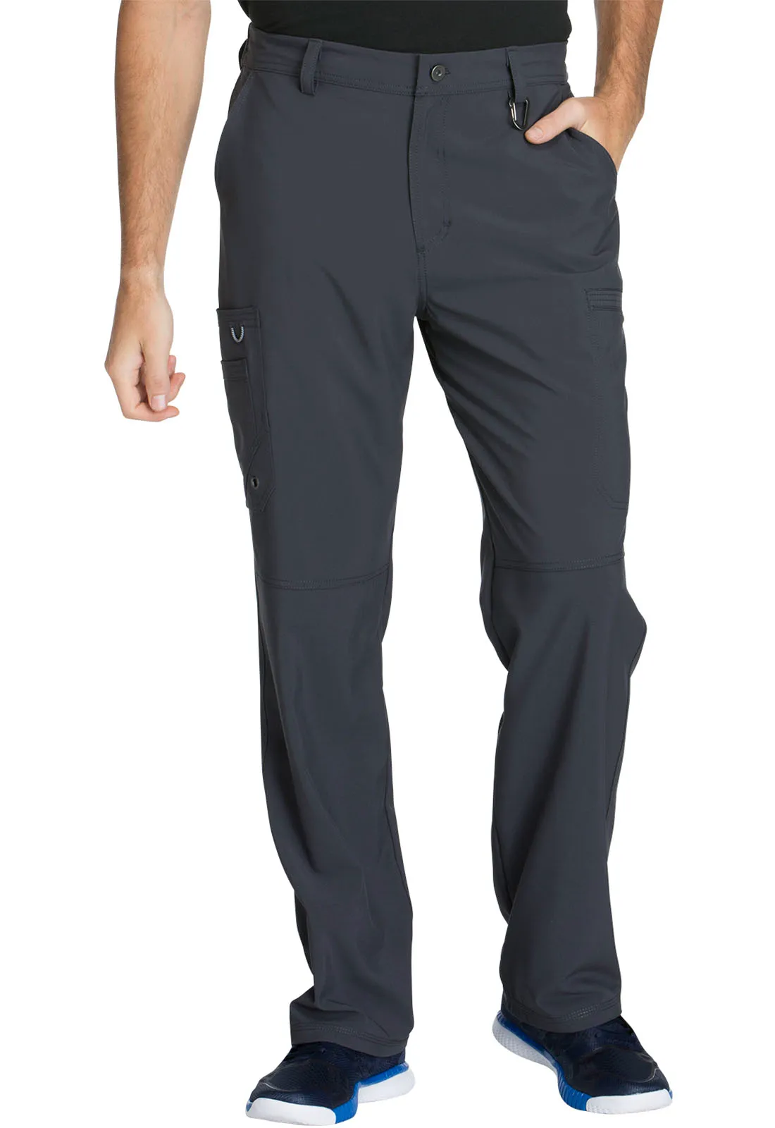 Scrub Pants - Cherokee Infinity Men's Fly Front Pant - Pewter, CK200A
