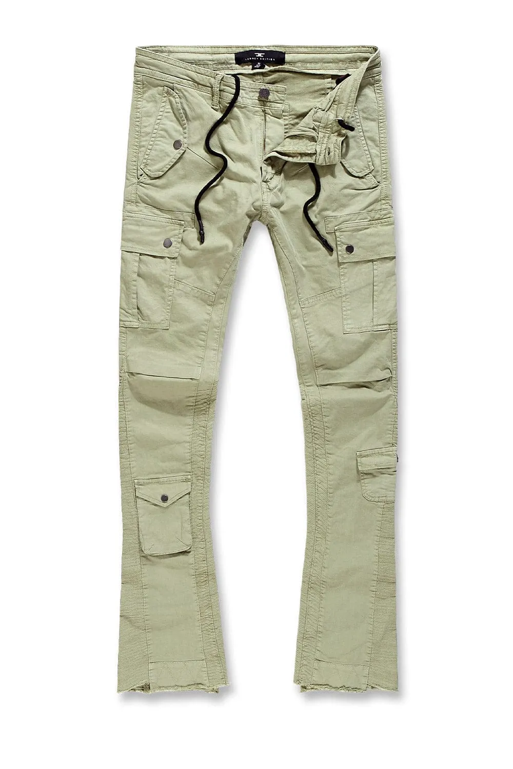 Sean Stacked - Aviation Cargo Pants (Sage)