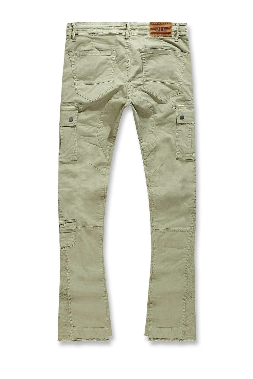 Sean Stacked - Aviation Cargo Pants (Sage)