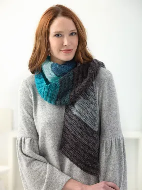 Shaded Diagonal Scarf (Crochet)