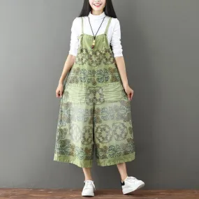 Stardust Tribe Print  Wide Leg Overall