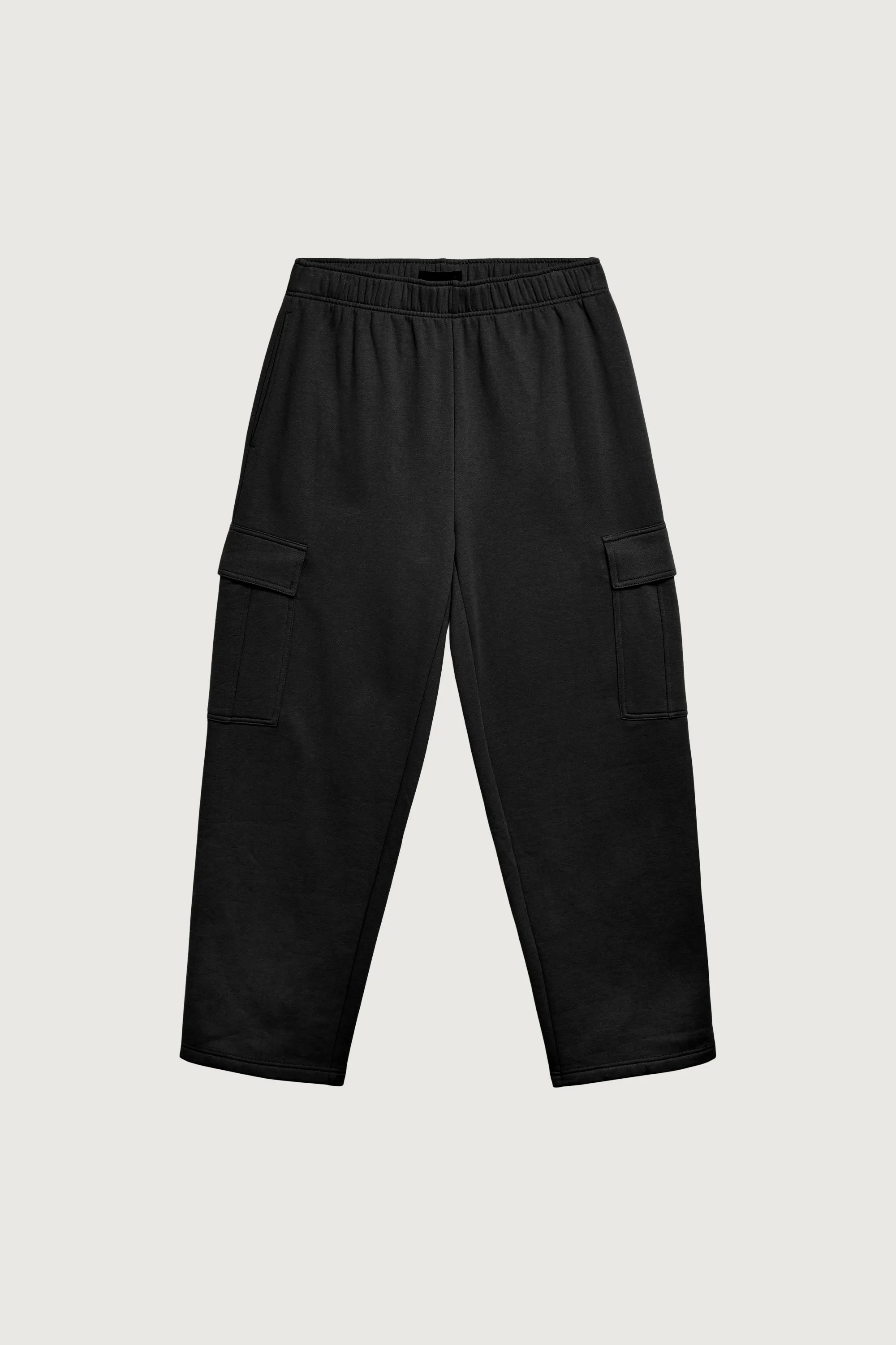 STRAIGHT LEG CARGO SWEATPANTS