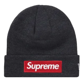 Supreme x New Era Box Logo Beanie 'Charcoal'