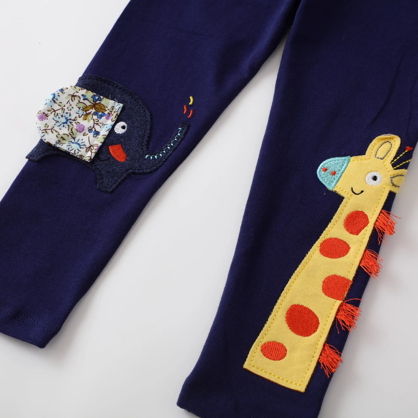 Toddler/Kid Girl's Cute Elephant/Giraffe Leggings