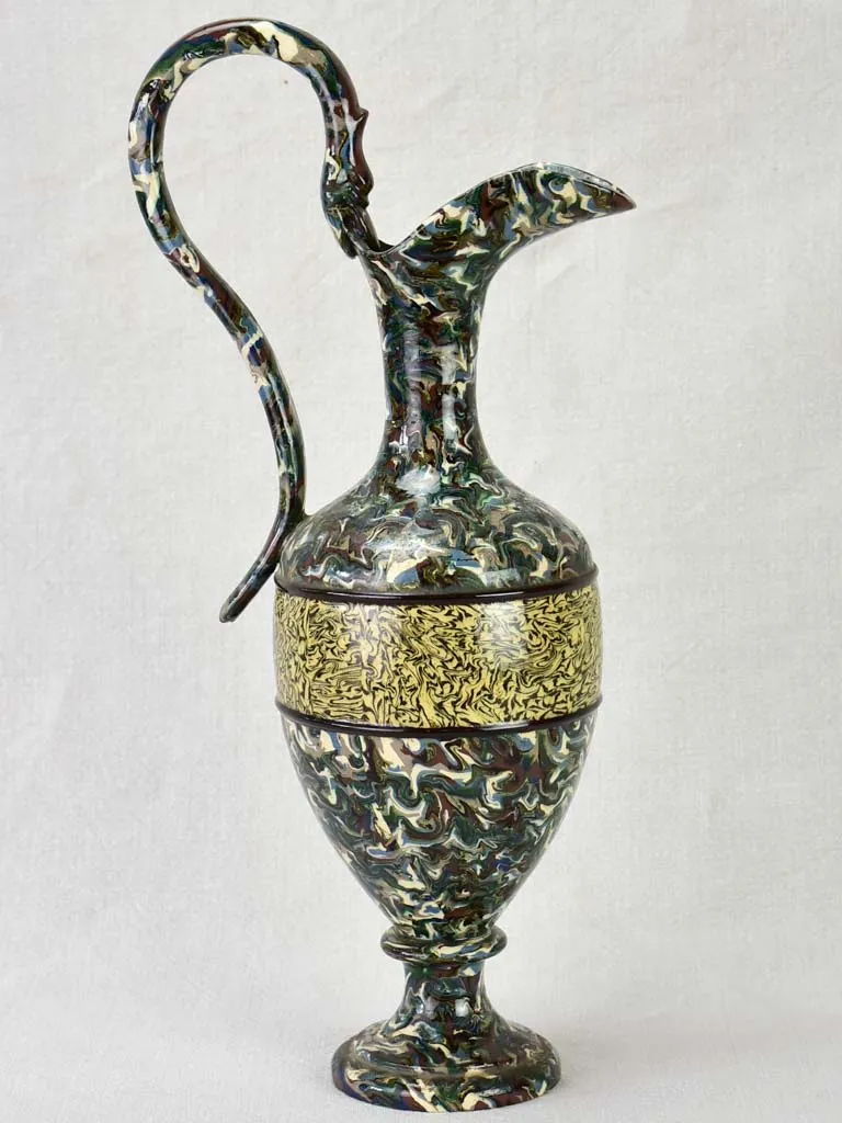 Unusual tall pitcher from the 1940's 20"