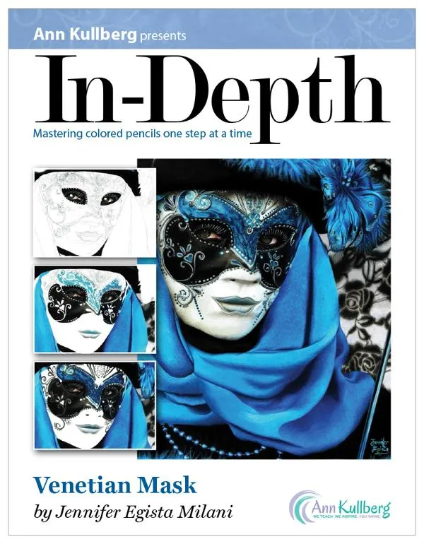 Venetian Mask: In-Depth Colored Pencil Tutorial