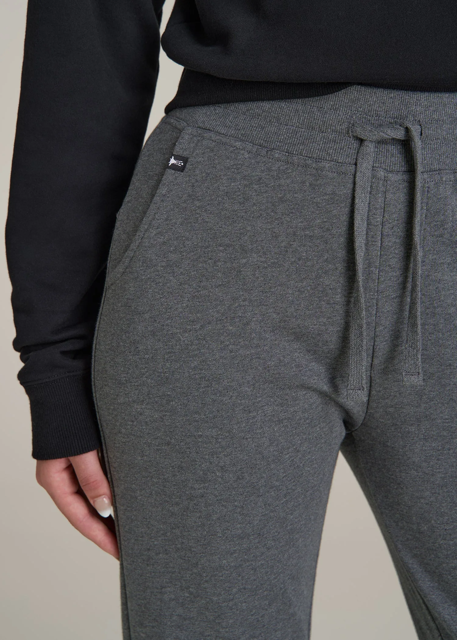 Wearever 2.0 French Terry Joggers for Tall Women in Charcoal Mix