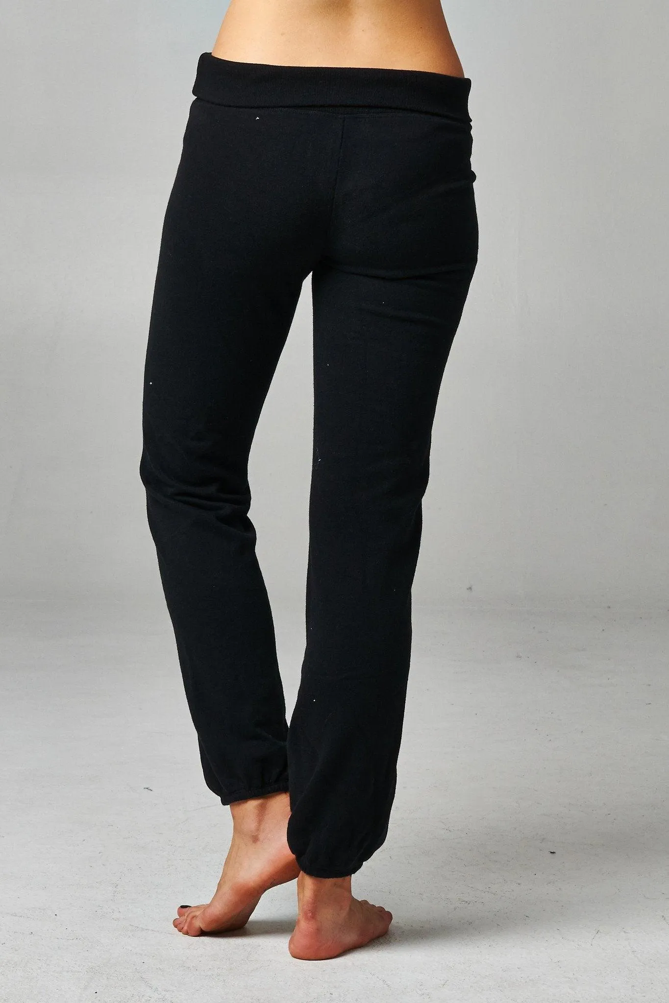 Women's Fold-over Waistband French Terry Screened