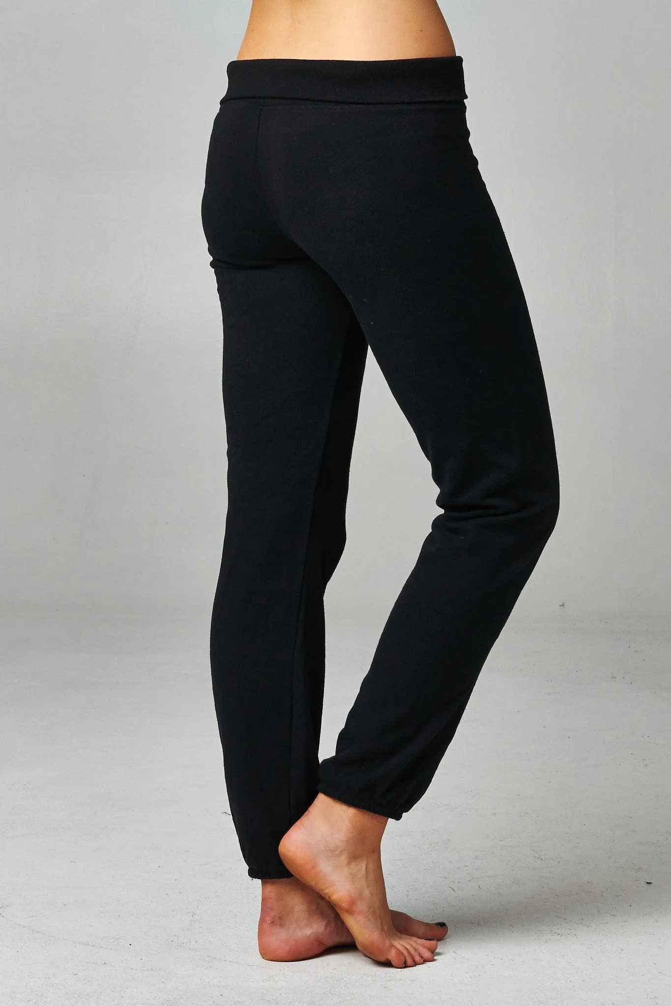 Women's Fold-over Waistband French Terry Screened