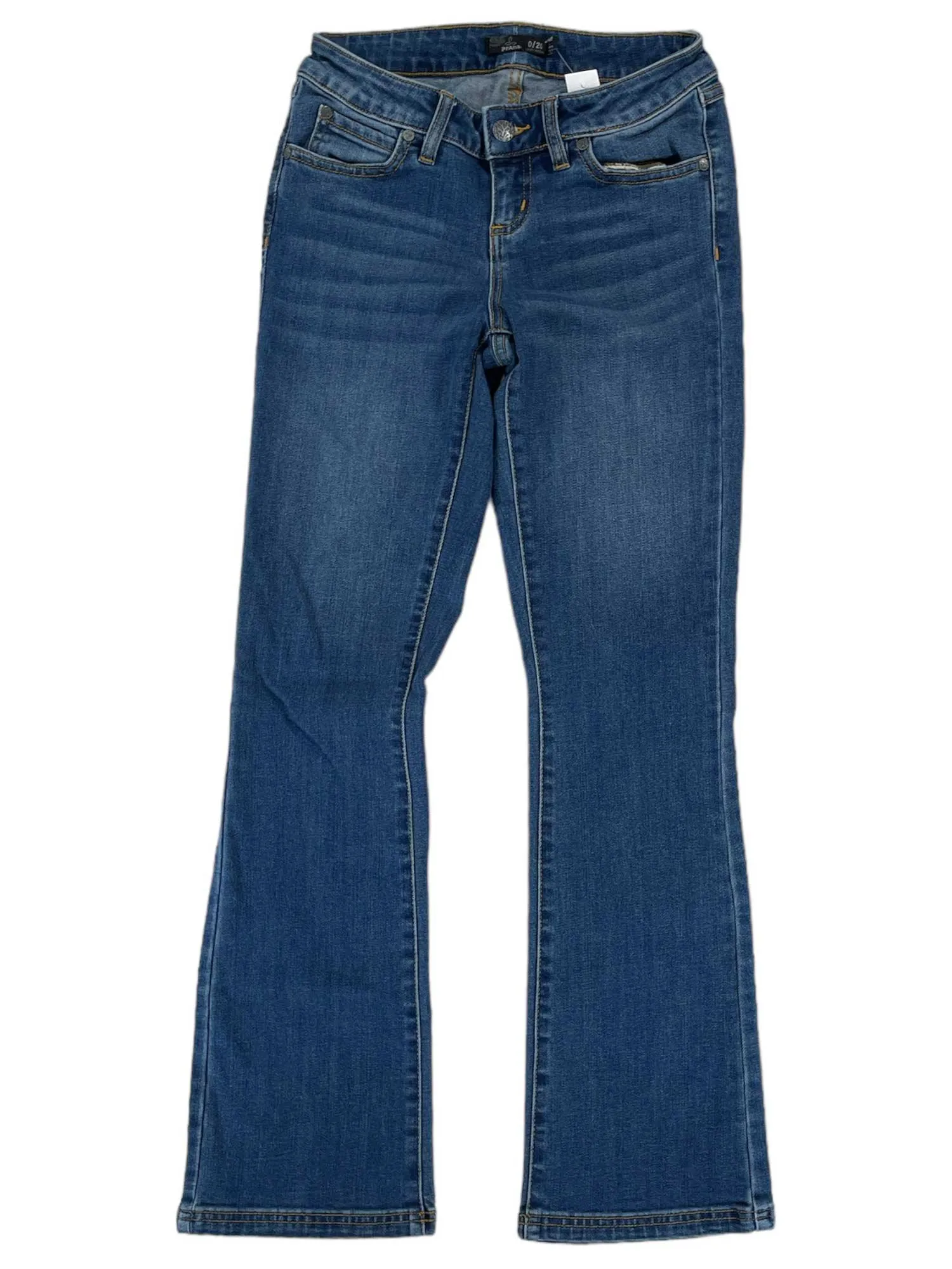 Womens Low Rise Boot Cut Jeans