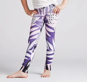Youth Leggings, Palms & Dots