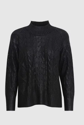 Zamira Pullover in Black Beauty