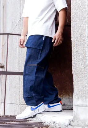 Zipper Pocket Chillfit Denim Cargo Pants